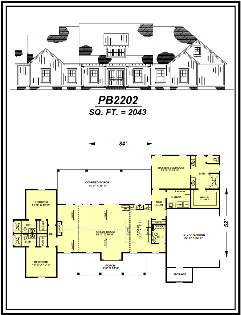 picture of house plan #PB2202