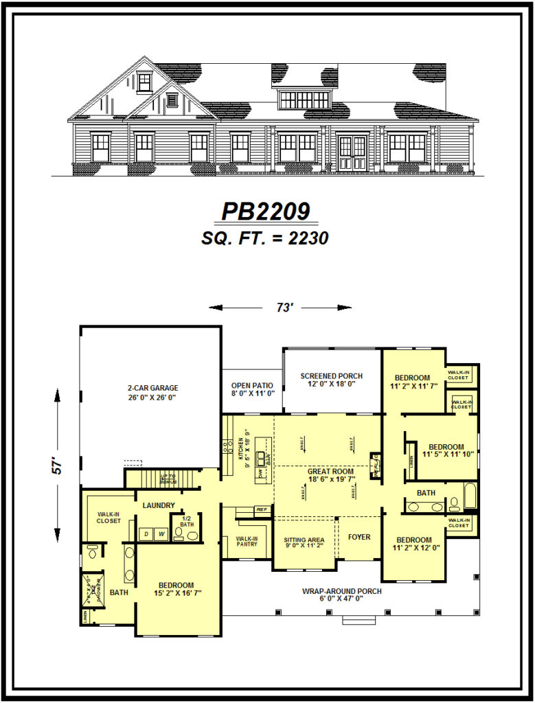 picture of house plan #PB2209