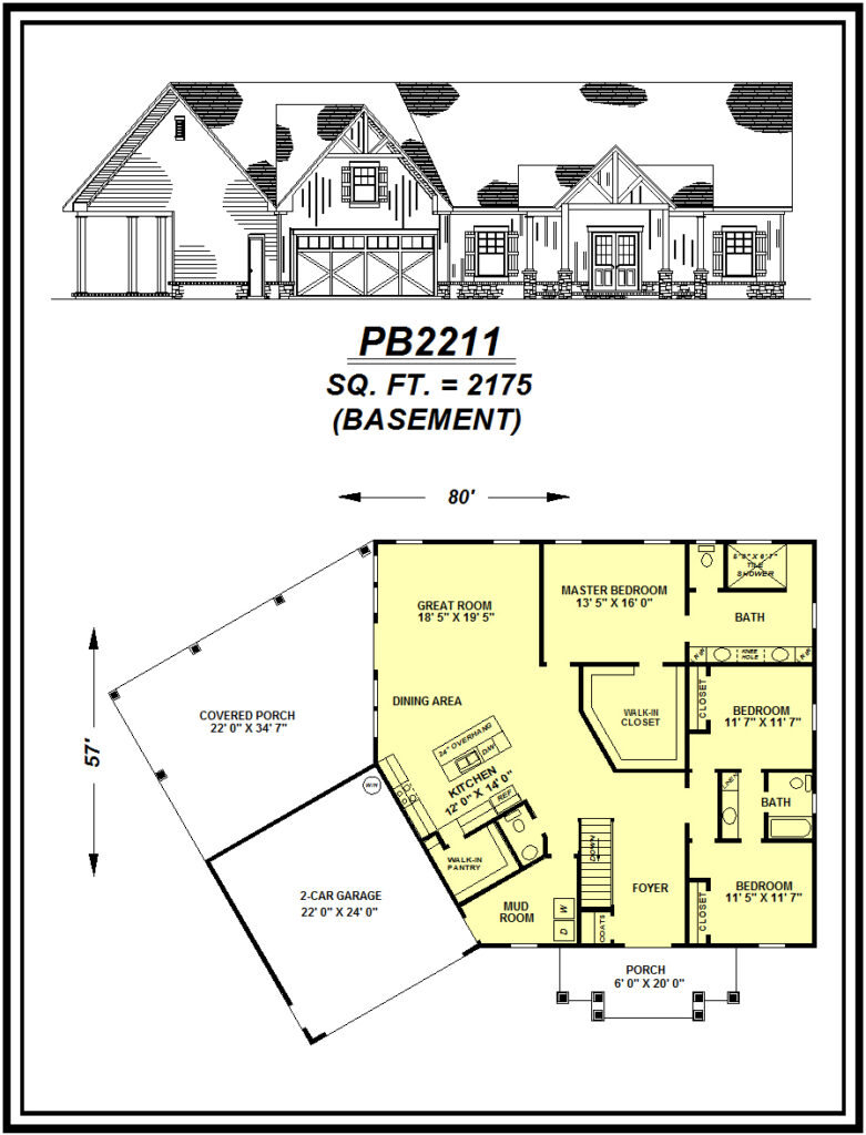 picture of house plan #PB2211